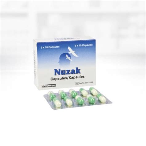 nuzac|PATIENT INFORMATION LEAFLET FOR NUZAK (CAPSULES)。